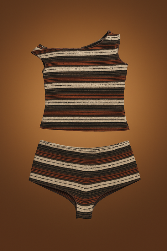 Mocha shirt set
