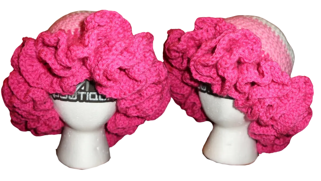 Custom Crochet Dramatic Ruffle Bucket Hat